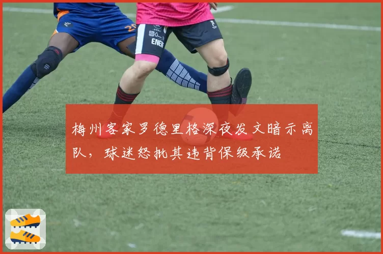 梅州客家罗德里格深夜发文暗示离队,球迷怒批其违背保级承诺