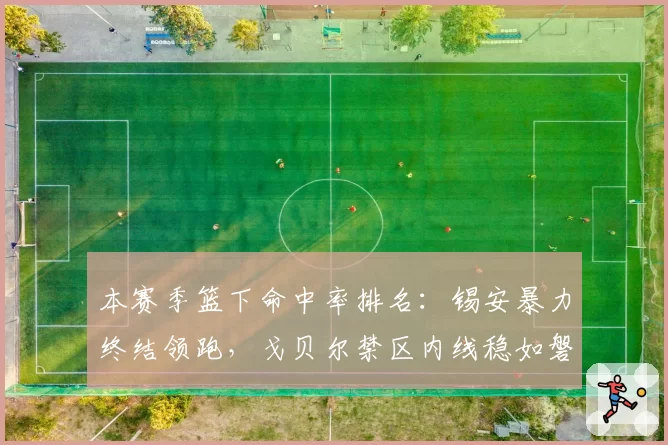 本赛季篮下命中率排名：锡安暴力终结领跑，戈贝尔禁区内线稳如磐石